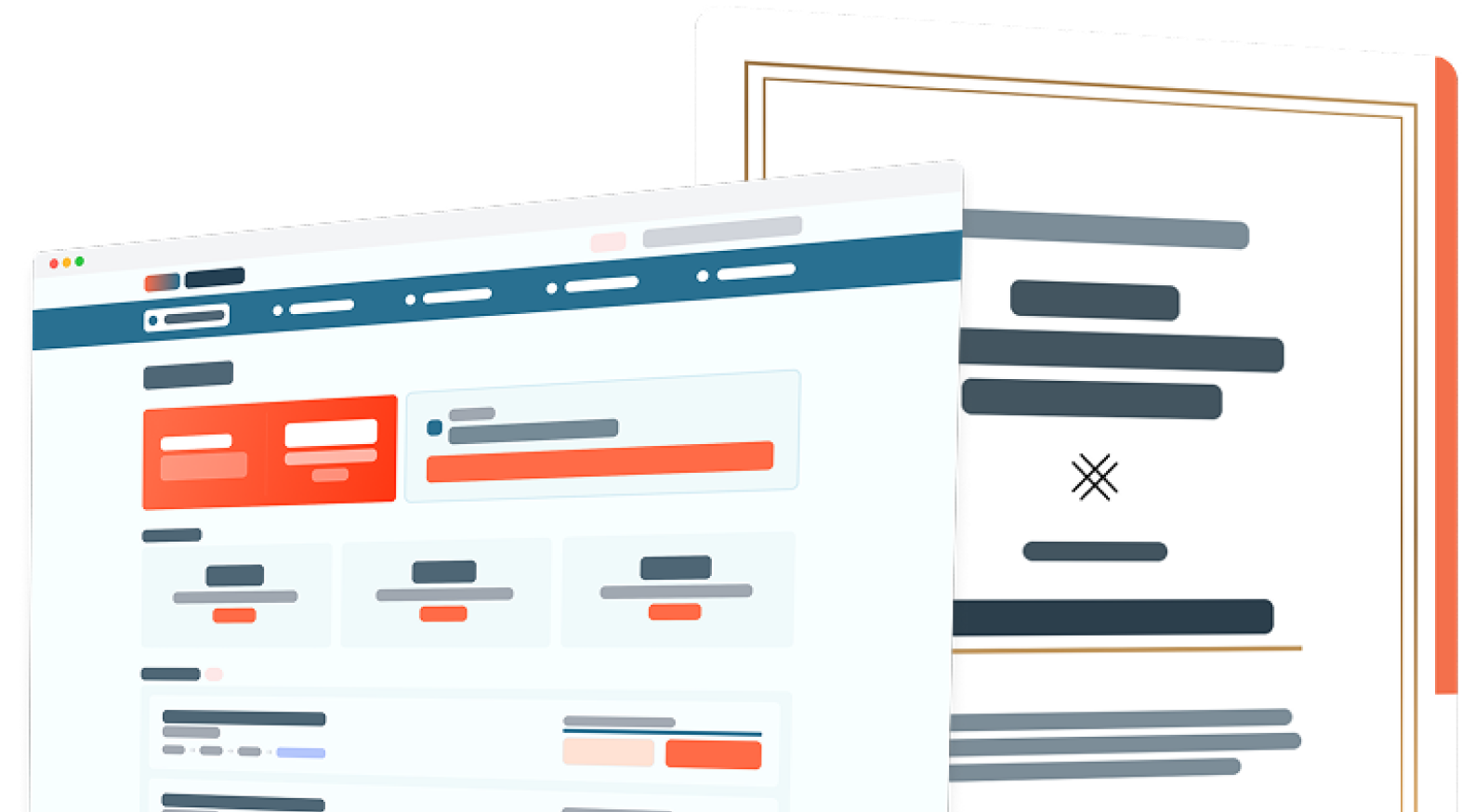 Stylized Velocert app and certificate